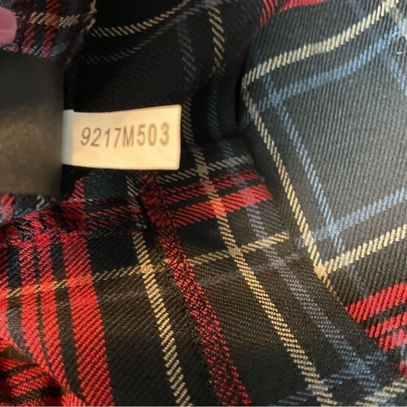 Cremieux Plaid Pleated Shirt Dress w/ Matching Belt Sz. 4 - Picture 14 of 16